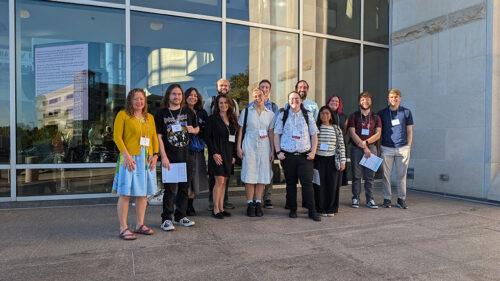 Students and faculty at the GIS in the Rockies