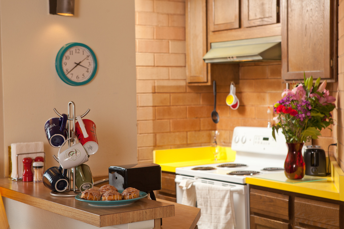 Decorated Lawrenson Hall kitchen
