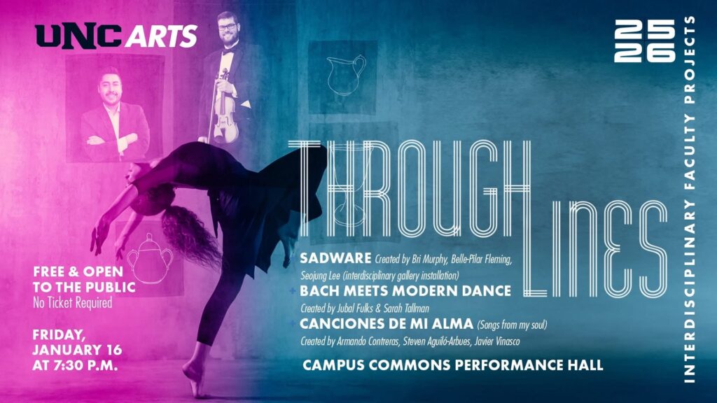 Throughlines performing and visual arts show.
