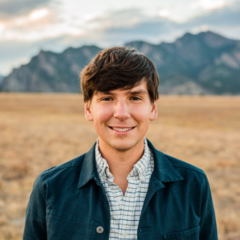 Headshot photo of Kyle Schutz in the plains