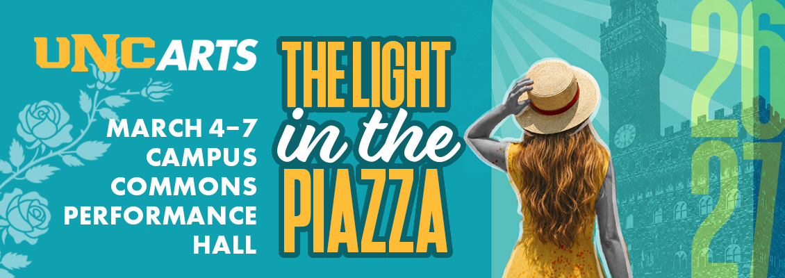 The Light in the Piazza event graphic.