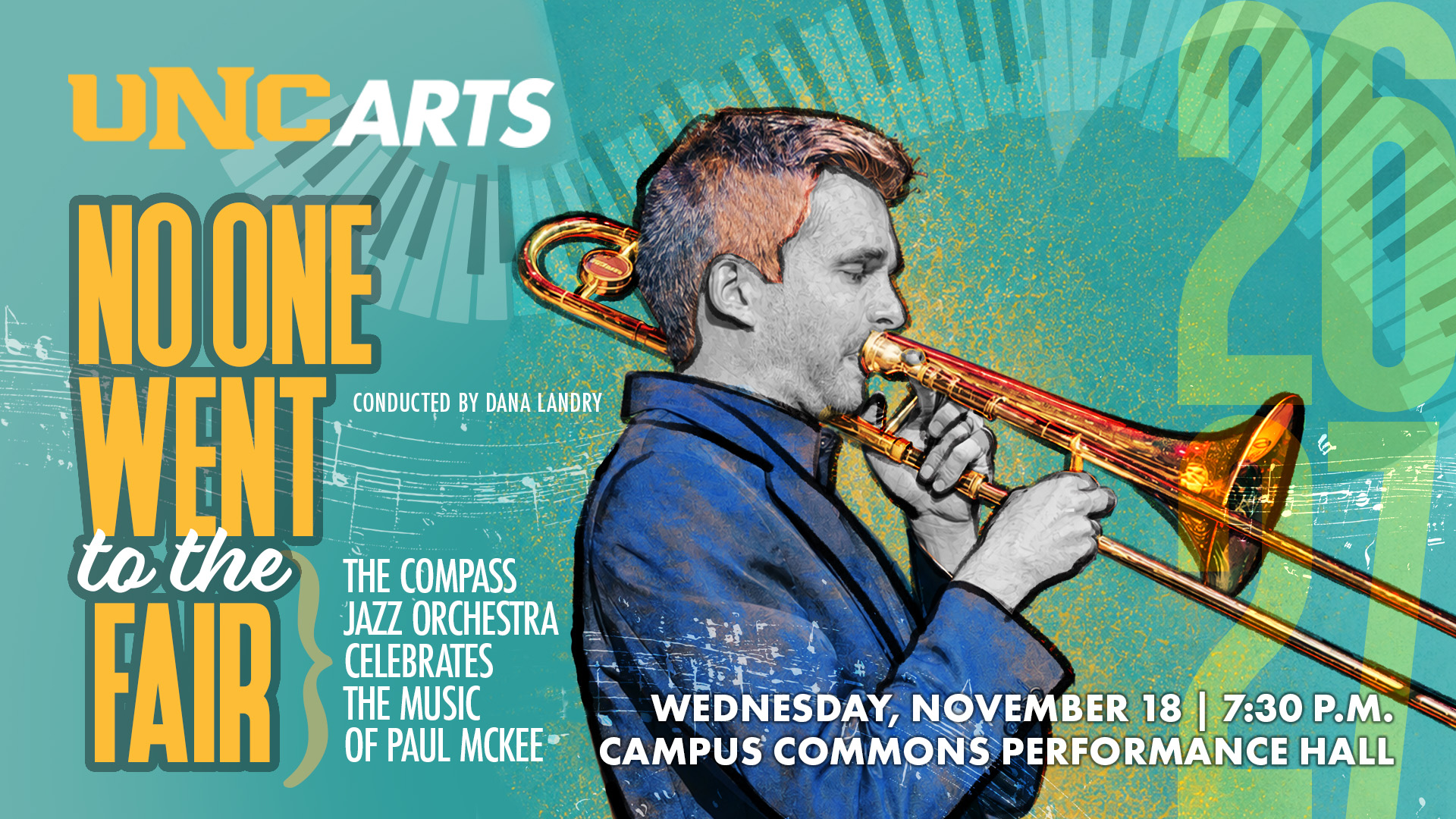 No One Went to the Fair concert graphic.