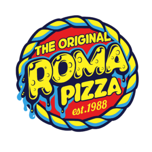 Roma Pizza logo.