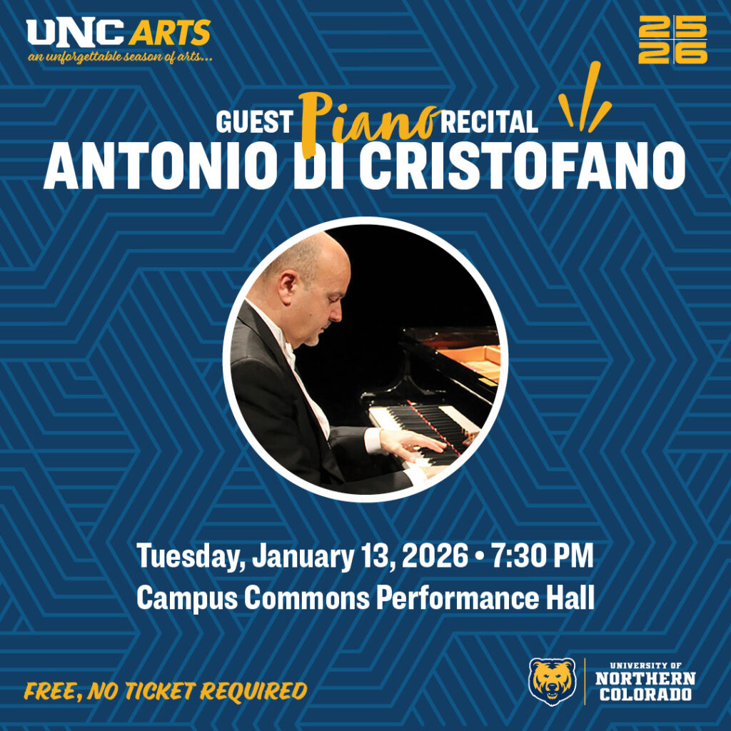 Antonio di Cristofano guest artist recital.