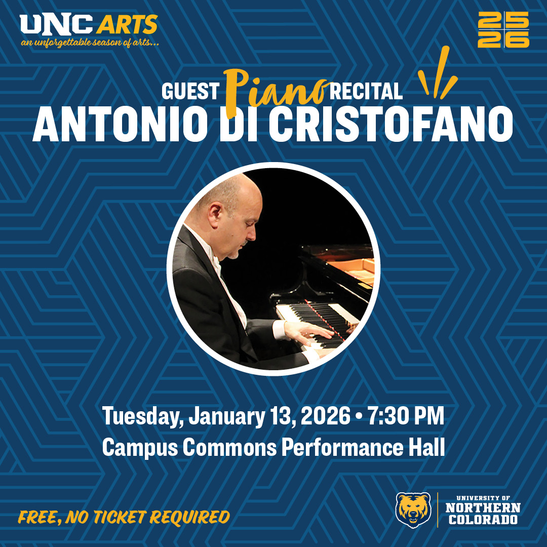 Antonio di Cristofano guest artist recital.