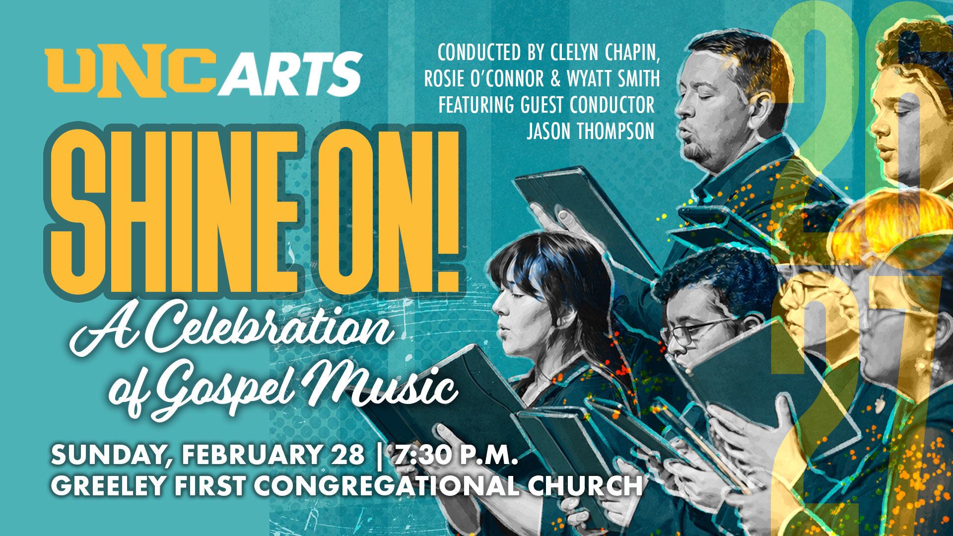 Shine On! concert graphic.