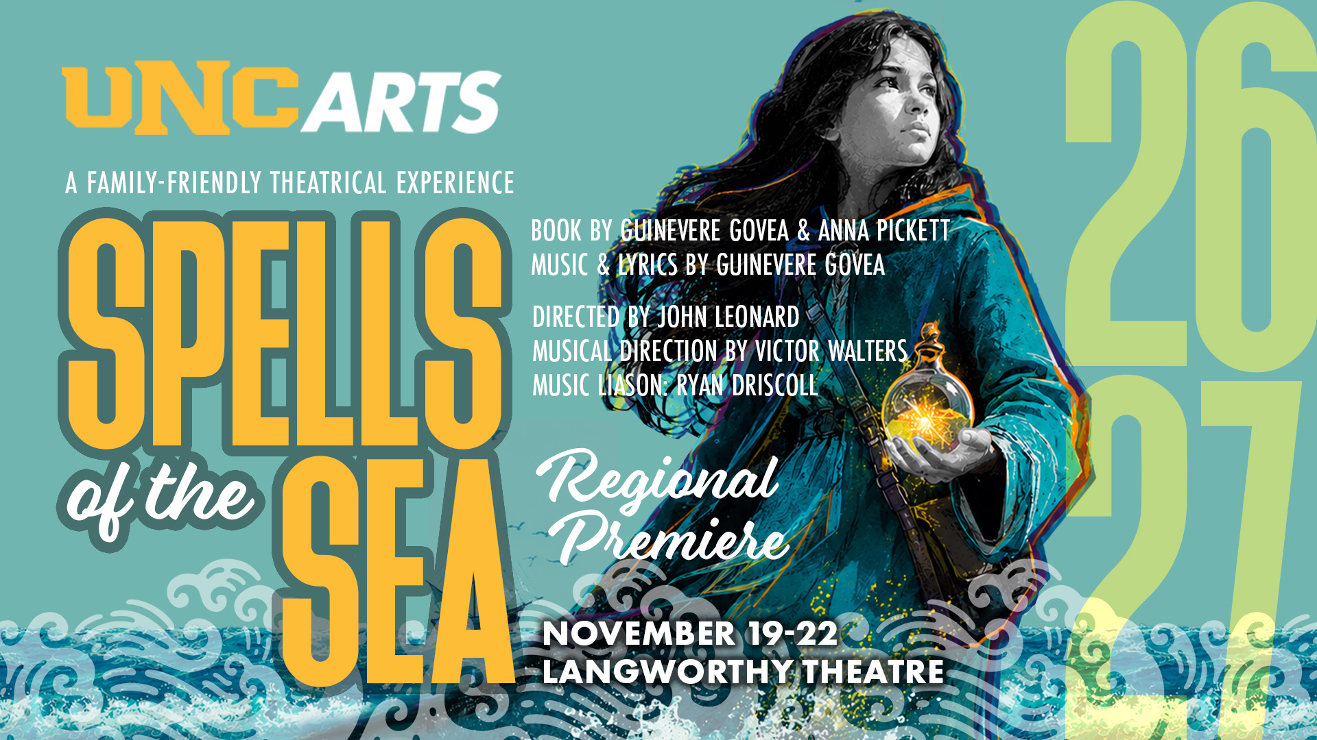 Spells of the Sea production graphic.