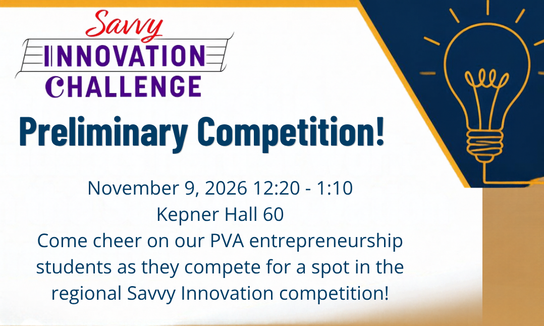 Savvy Innovation Challenge graphic.