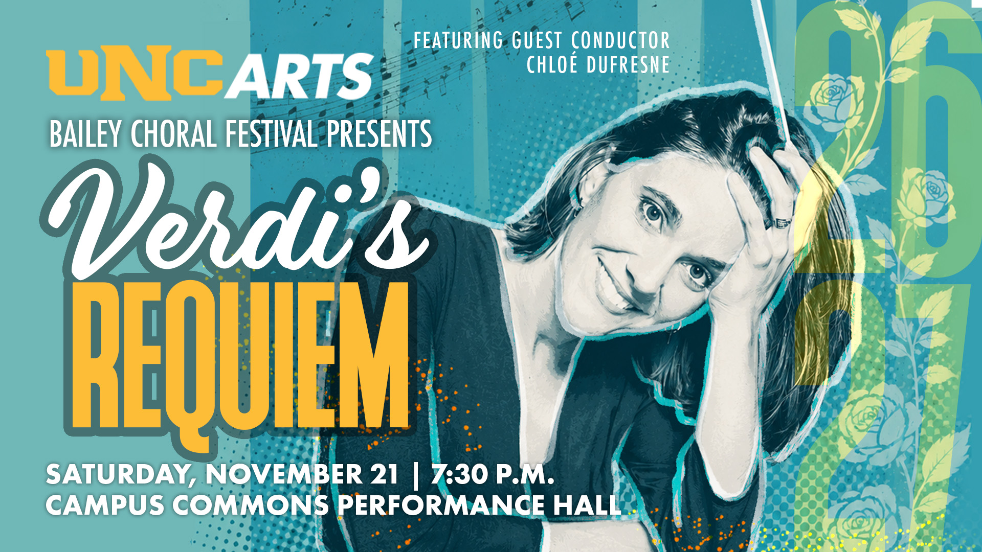 Verdi's Requiem concert graphic.