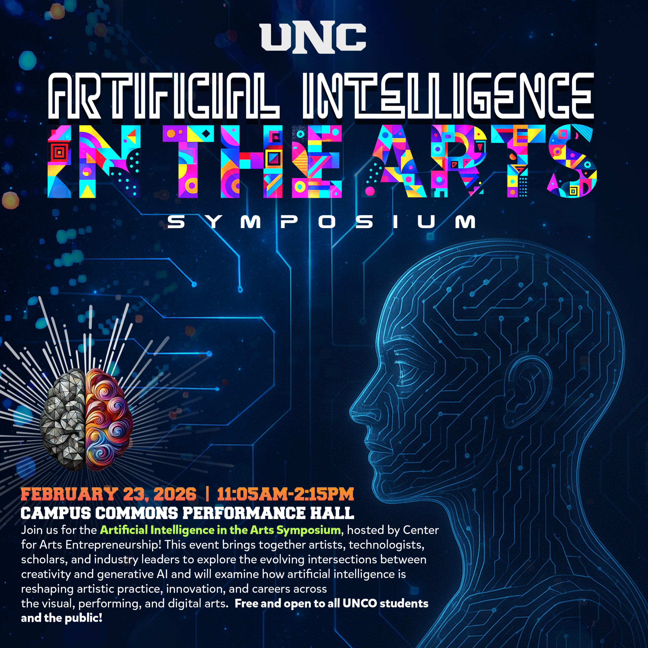 AI in the Arts Symposium photo.