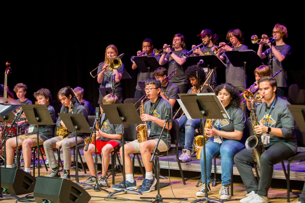 UNC jazz camp photo.