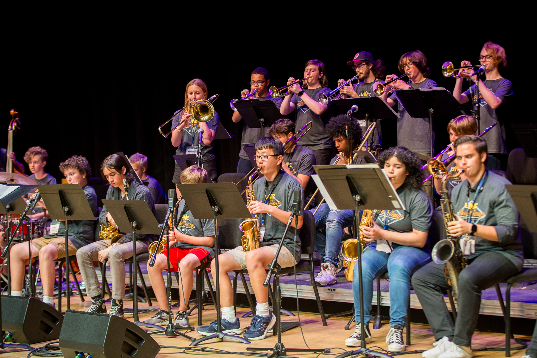 UNC jazz camp photo.