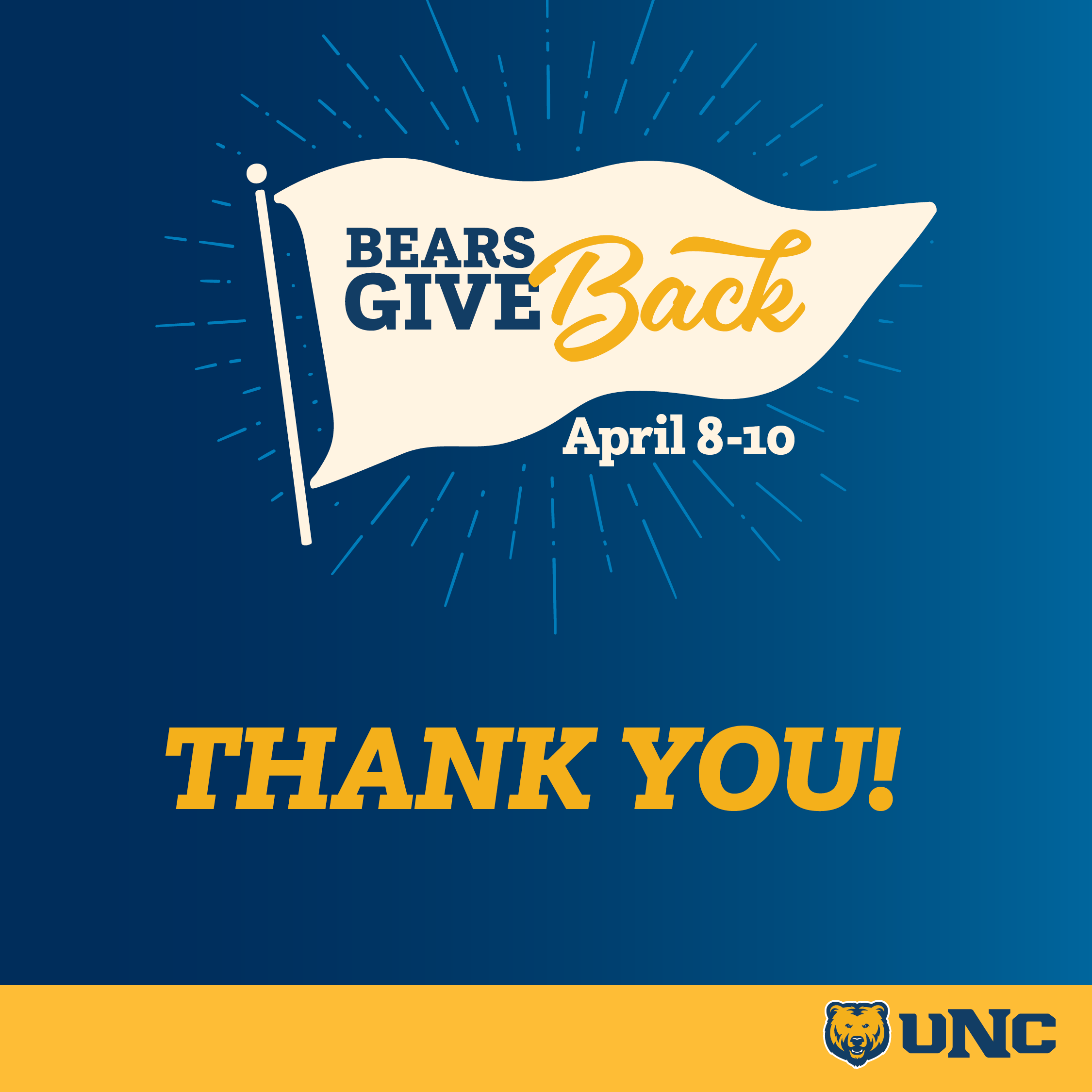 Bears Give Back - Thank You!