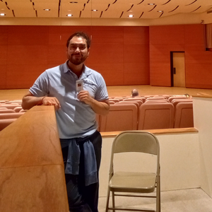A selfie of Music student Diego Pastor.