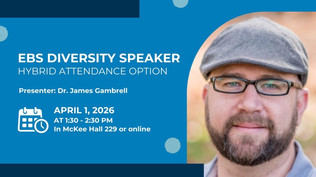 EBS Diversity Speaker event.