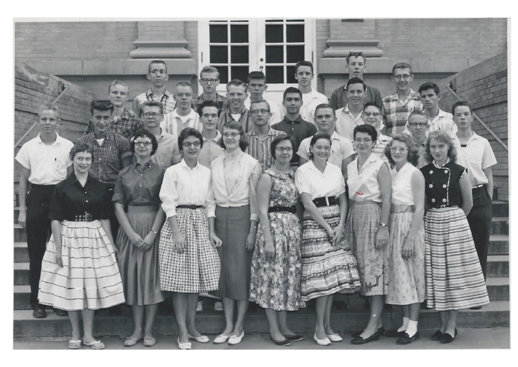 The inaugural class of the Frontiers of Science Institute posing for a group picture.