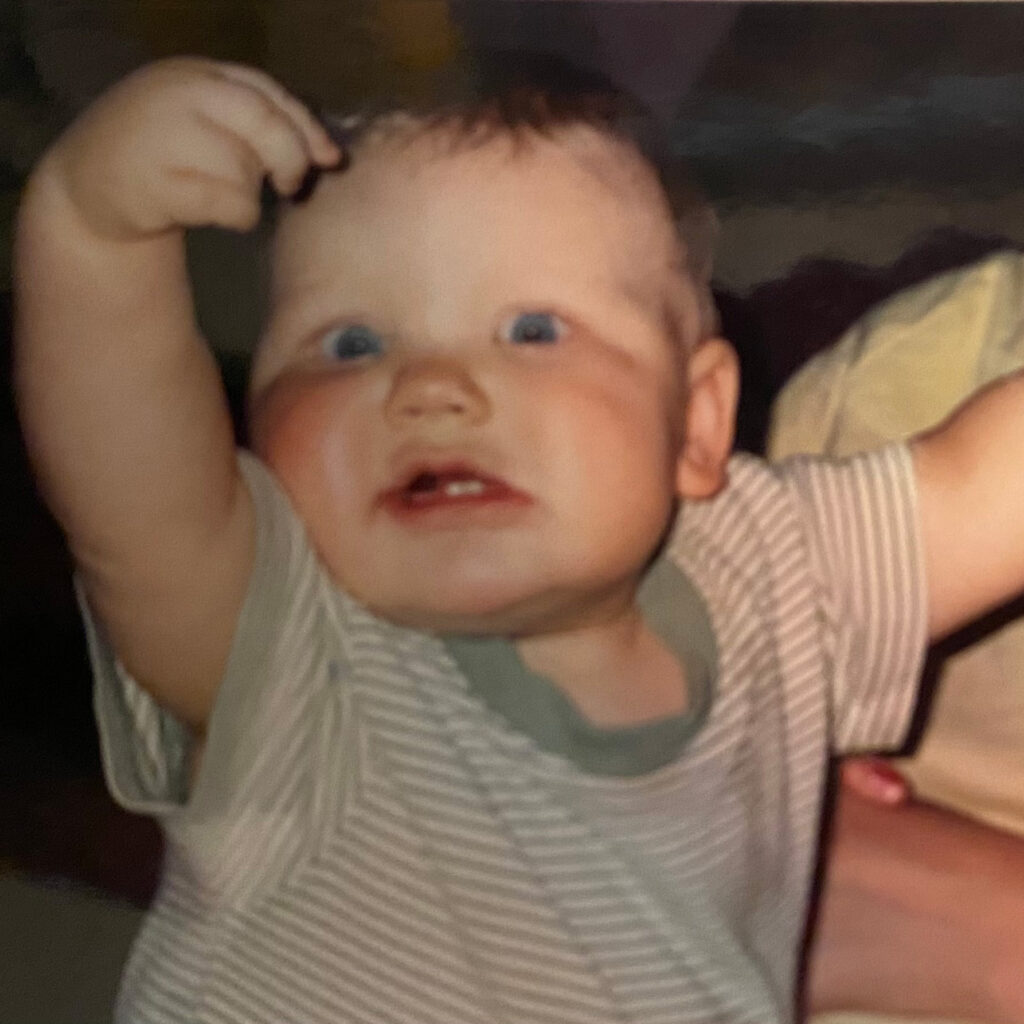 A baby picture of Keller McBride