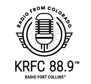 Logo for KRFC Radio, Fort Collins.