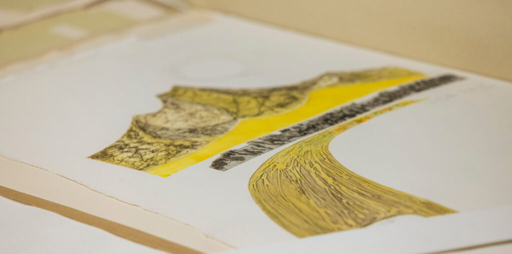 A picture of one of Lydia Ruyle's artwork