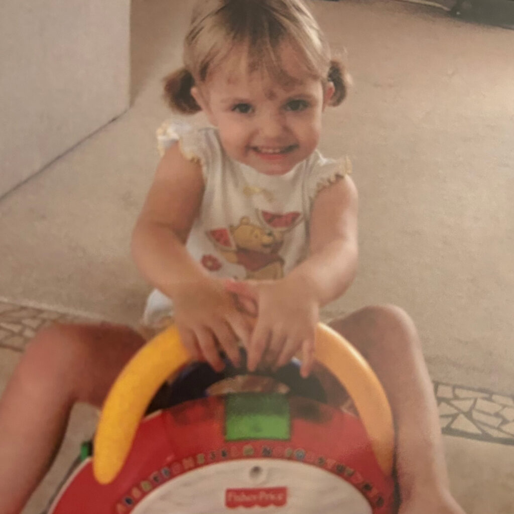 A toddler picture of McKayla Hartung