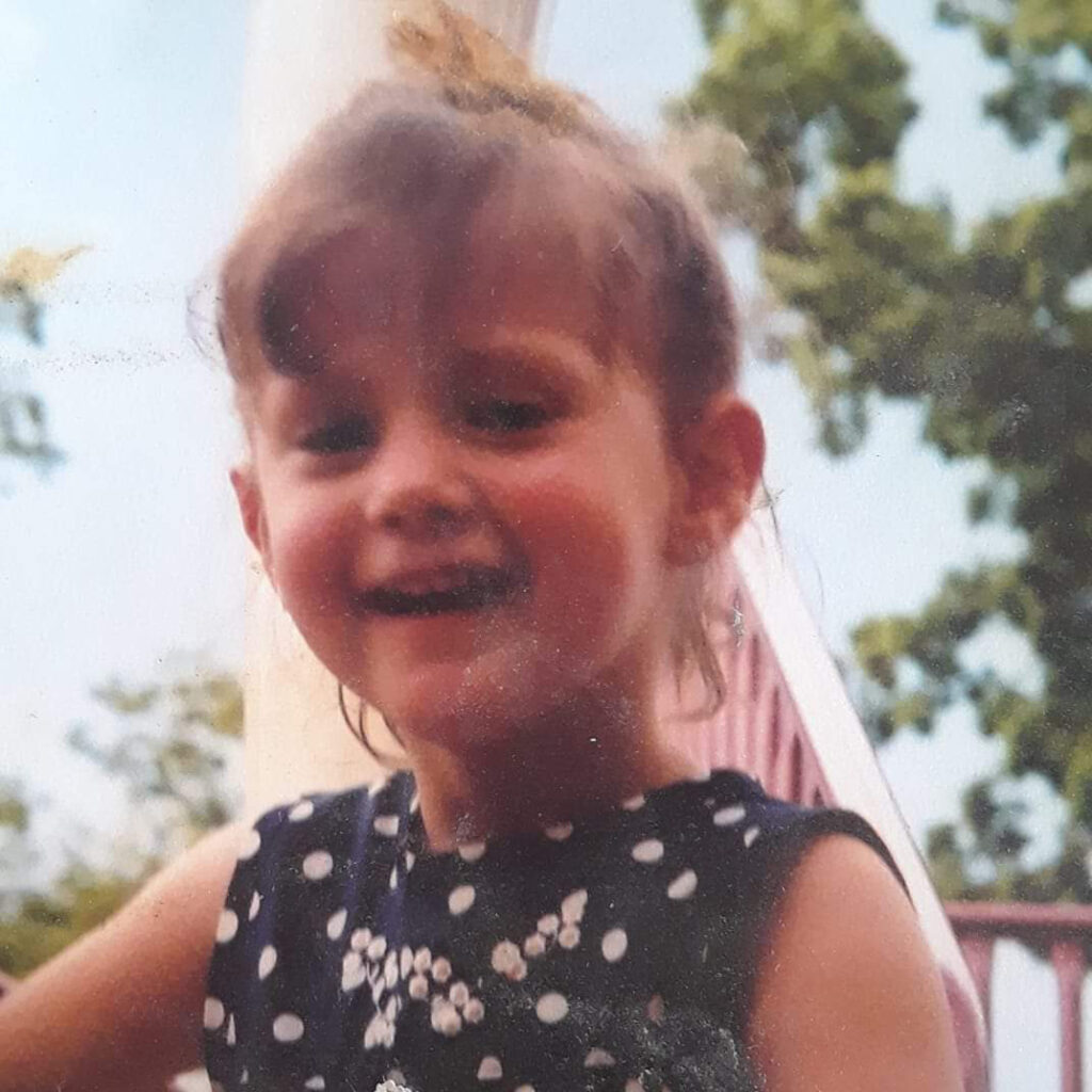 A picture of Mikayla Ambriz as a toddler