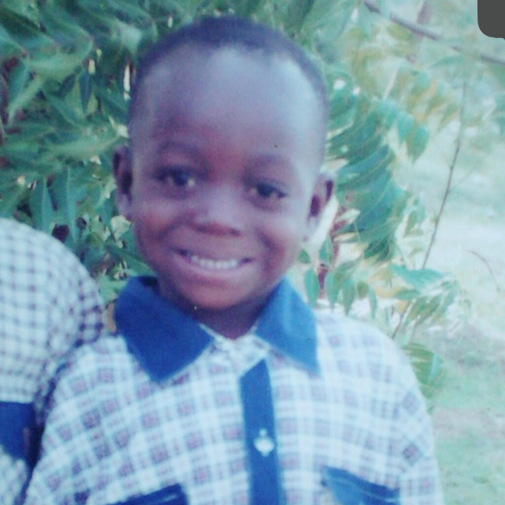 A baby picture of Victor Obaro