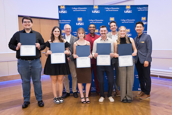 Economic Students at the HSS Honors Convocation with faculty