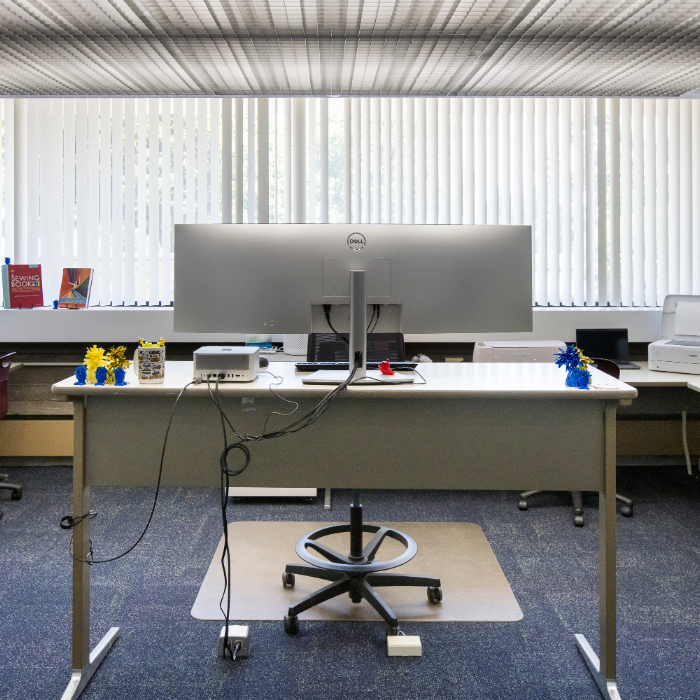 Medium shot of Innovation Den equipment