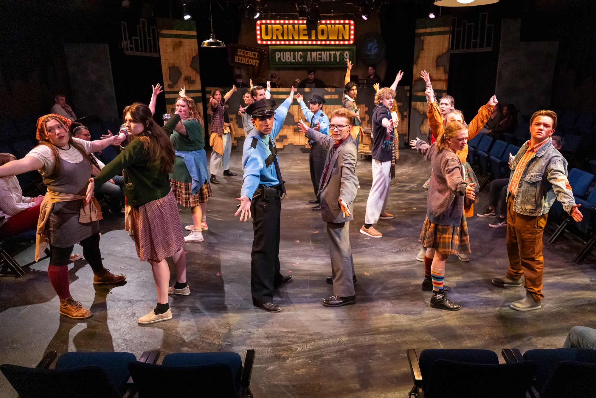 STAD's 20235 production of Urinetown.