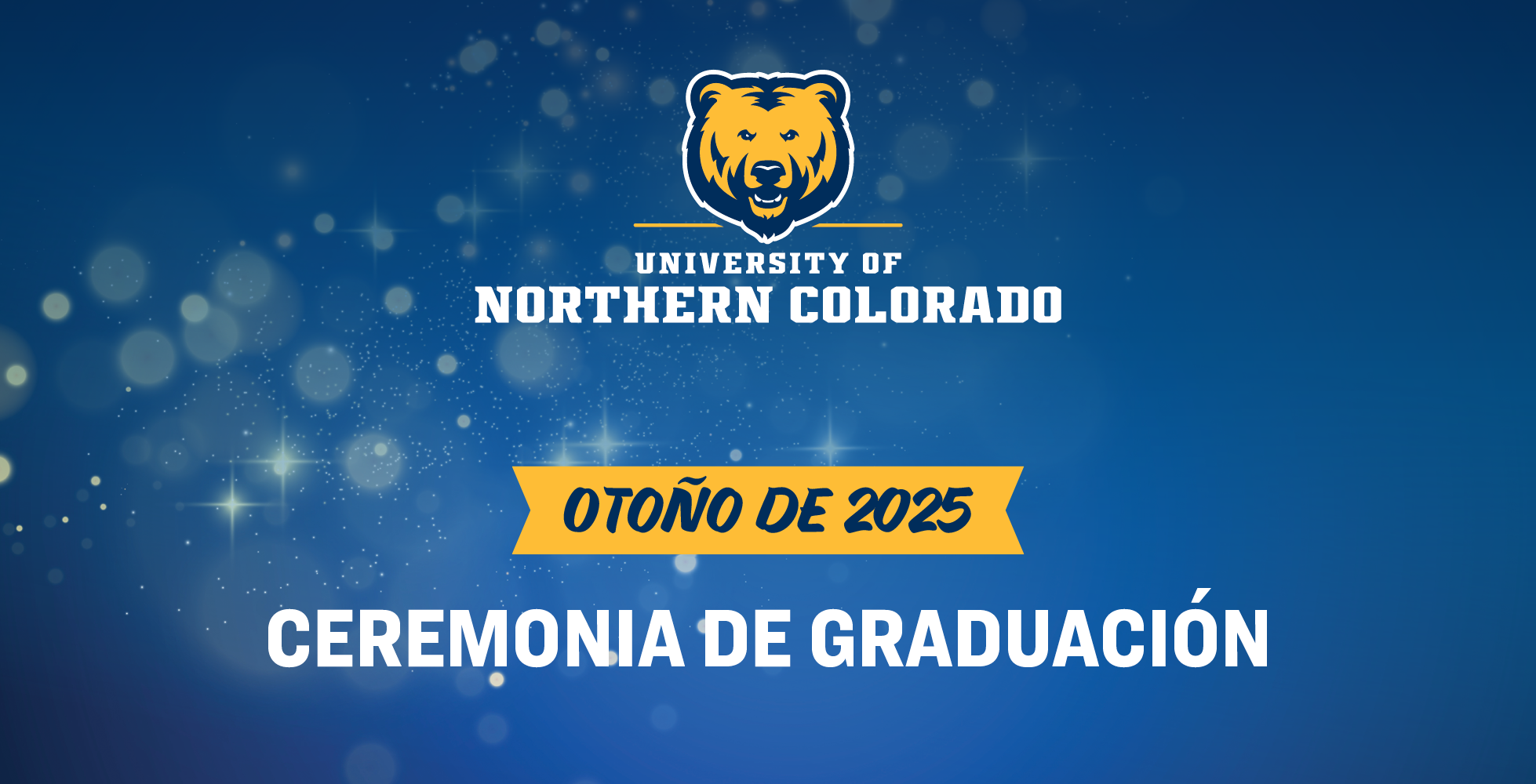 Commencement Fall 2025 spanish program cover.