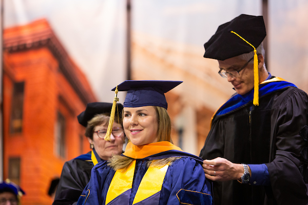 Doctorral Hooding, Fall 2019 Commencement