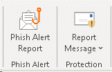 Image of the old and new reporting buttons
