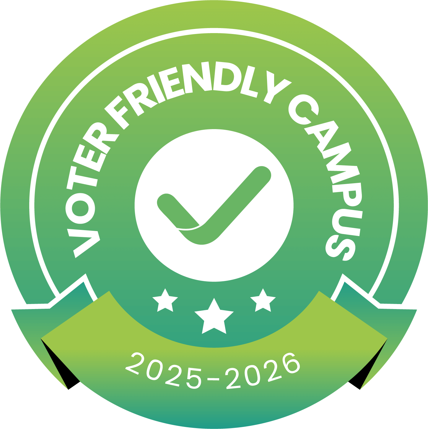 Voter Friendly Campus Designation Badge Voter Friendly Campus Designation Badge