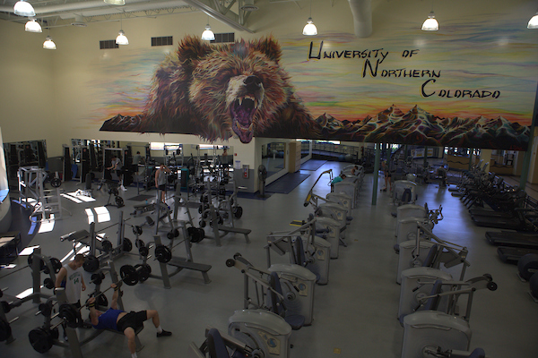 Campus Recreation equipment and gym