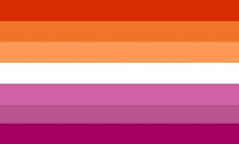 Lesbian pride flag