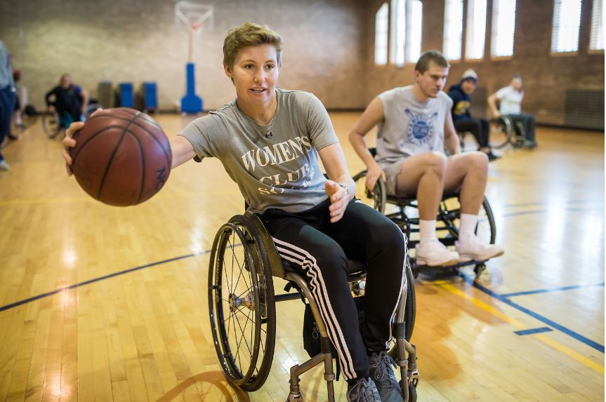 graduate student wheelchair basketball