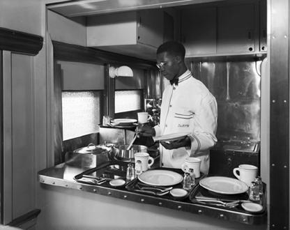 The Galley In A Dining Car