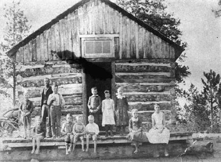 Log School In Pine Grove (1892)
