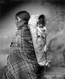Ute Mother With Infant