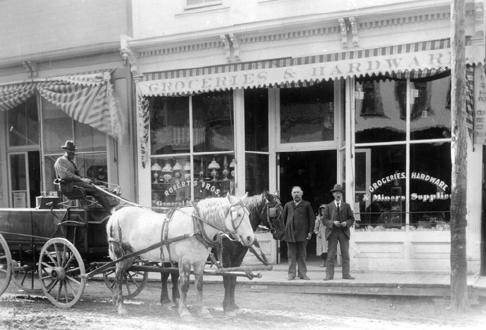 Delivery Wagon In Silver Plume