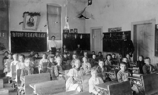Classroom In a Silver Plume School