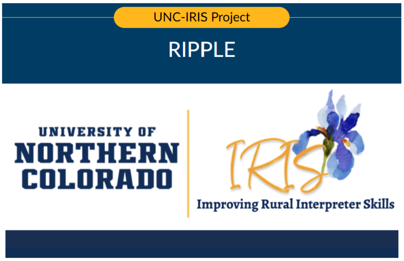 Title slide of RIPPLE Progam