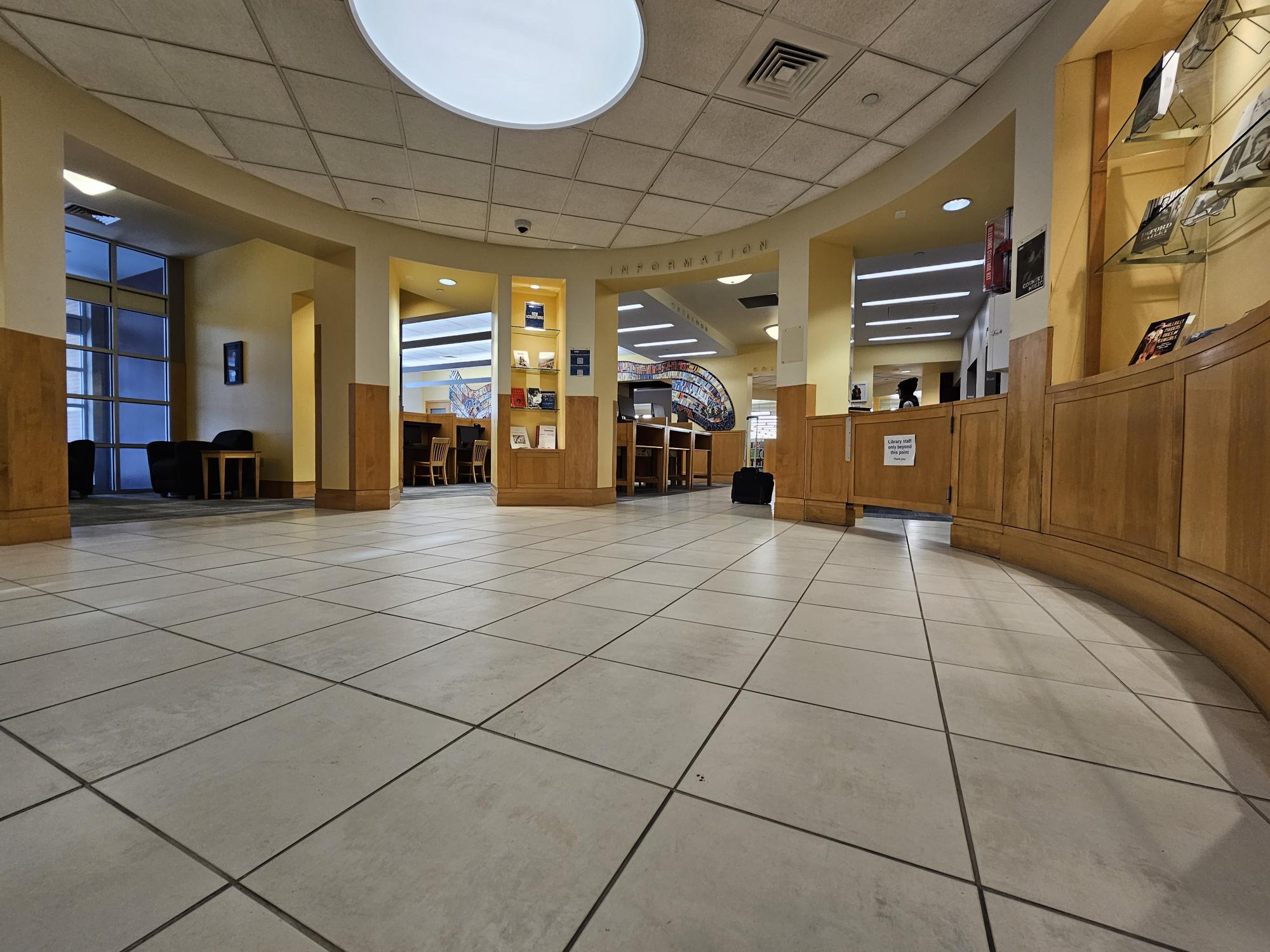 Skinner Music Library display areas