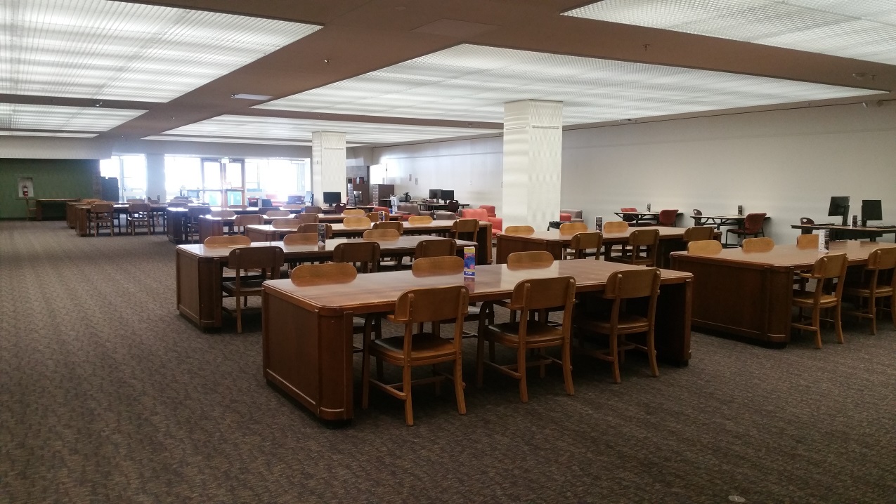 Government Publications, lower level, Michener Library