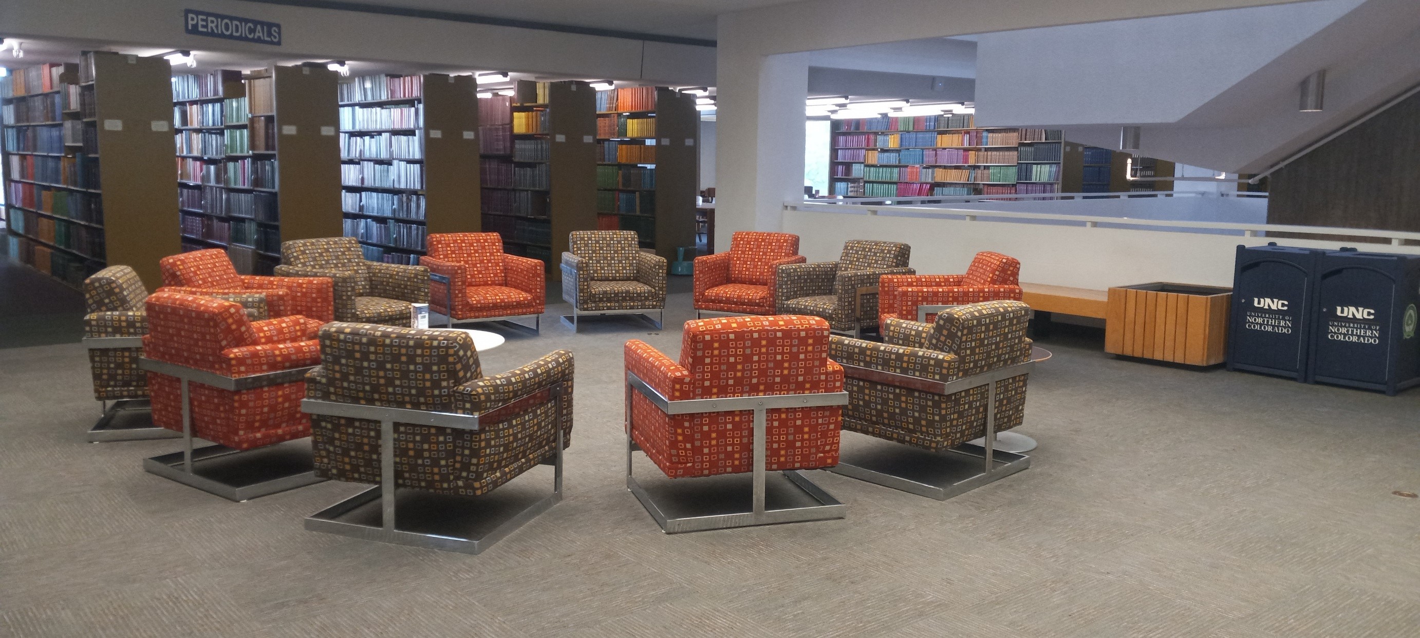 Michener Library second floor open area