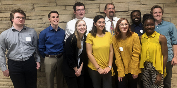 Student and faculty members of the 2019-20 UNC Ethics Bowl teams