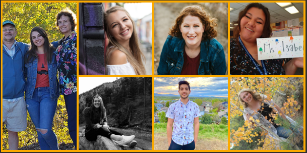 Faces of the 2021 graduating students who shared their stories