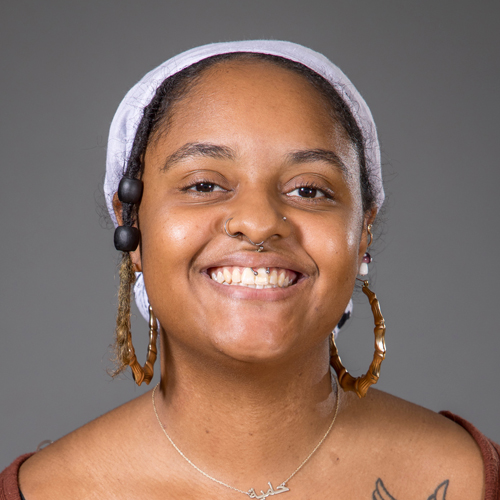 Jo Weaver-Douglas facing forward and smiling