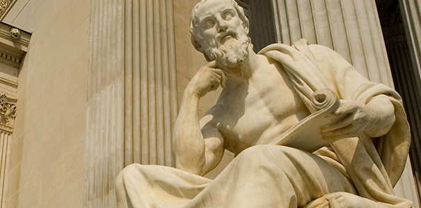 Philosophy statue