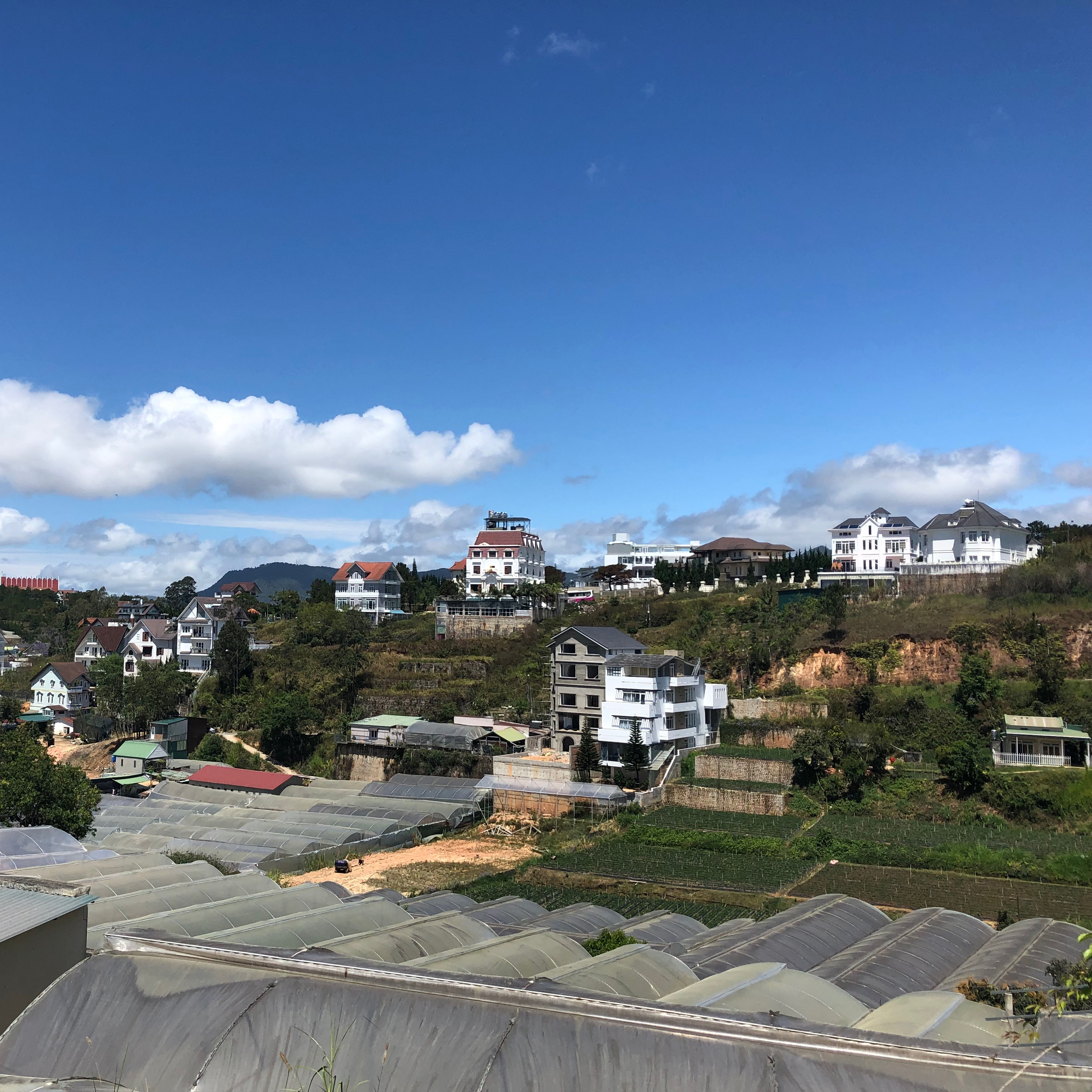 A scenic view of the Dalat's skyline.